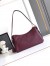 Prada Aimee Medium Shoulder Bag in Bordeaux Leather