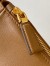 Prada Aimee Medium Shoulder Bag in Brown Leather 