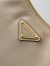 Prada Aimee Medium Shoulder Bag in Travertine Leather 