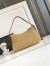 Prada Aimee Large Crochet Bag in Natural Raffia-effect Yarn