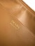 Prada Demi-lune Large Shoulder Bag in Brown Leather