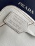 Prada Aimee Large Shoulder Bag in White Buckskin