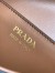 Prada Shoulder Bag in Cognac Smooth Calfskin