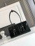 Prada Medium Shoulder Bag with Flap in Black Calfskin