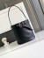 Prada Buckle Bucket Bag with Belt in Black Calfskin