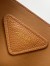 Prada Small Tote Bag in Caramel Grained Leather