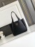 Prada Small Tote Bag in Black Grained Leather