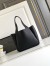 Prada Small Tote Bag in Black Grained Leather