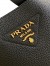 Prada Small Tote Bag in Black Grained Leather