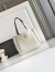 Prada Small Tote Bag in White Grained Leather