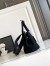Prada Jardiniere Small Tote Bag in Black Cotton Canvas