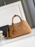Prada Jardiniere Large Tote Bag in Brown Cotton Canvas