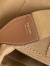 Prada Jardiniere Large Tote Bag in Brown Cotton Canvas