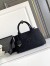 Prada Jardiniere Large Tote Bag in Black Cotton Canvas