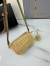 Prada Crochet Shoulder Bag in Natural Raffia-effect Yarn