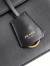 Prada Soft Sound Medium Shoulder Bag in Black Calfskin