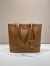 Prada Men's Tote Bag in Brown Grained Calfskin