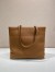 Prada Men's Tote Bag in Brown Grained Calfskin
