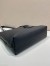 Prada Men's Tote Bag in Black Grained Calfskin