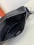 Prada Triangle Shoulder Bag In Black Saffiano Calfskin