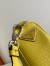 Prada Triangle Shoulder Bag In Yellow Saffiano Calfskin