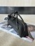 Alaia Le Teckel Clutch Bag in Black Goatskin