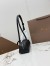 Alaia Le Teckel Small Shoulder Bag in Black Goatskin