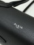 Alaia Le Teckel Small Shoulder Bag in Black Goatskin
