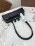 Alaia Le Teckel Small Shoulder Bag in Black Goatskin