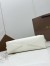Alaia Le Teckel Small Shoulder Bag in White Goatskin