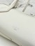 Alaia Le Teckel Small Shoulder Bag in White Goatskin