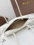 Alaia Le Teckel Small Shoulder Bag in White Goatskin