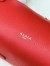 Alaia Le Teckel Medium Shoulder Bag in Red Goatskin