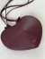 Alaia Le Coeur Heart Bag in Bordeaux Calfskin