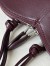 Alaia Le Coeur Heart Bag in Bordeaux Calfskin