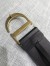 Dior 30 Montaigne 35MM Belt In Black Smooth Calfskin