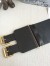Dior D-Waist Belt 100MM In Black Smooth Calfskin