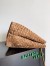 Bottega Veneta Andiamo Large Bag in Brown Suede Intrecciato Leather