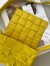 Bottega Veneta Cassett Bag In Yellow Wrinkled Calfskin