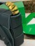 Bottega Veneta Cassette Bag In Green Grained Leather