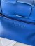 Bottega Veneta Cassett Bag In Blue Intrecciato Lambskin