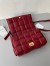 Bottega Veneta Padded Cassette Bag In Dard Red Lambskin