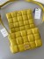 Bottega Veneta Padded Cassette Bag In Yellow Lambskin