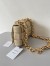 Bottega Veneta Chain Cassette Bag In Porridge Lambskin