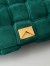 Bottega Veneta Chain Cassette Bag In Emerald Green Suede