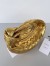 Bottega Veneta BV Jodie Mini Bag In Gold Metallic Intrecciato Leather