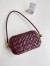 Bottega Veneta Knot Minaudiere On Strap In Barolo Foulard Intreccio Leather