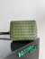 Bottega Veneta Parachute Small Bag in Matcha Intrecciato Lambskin