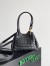 Bottega Veneta Parachute Small Bag in Black Intrecciato Lambskin