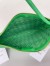 Bottega Veneta Turn Bag In Green Intrecciato Lambskin